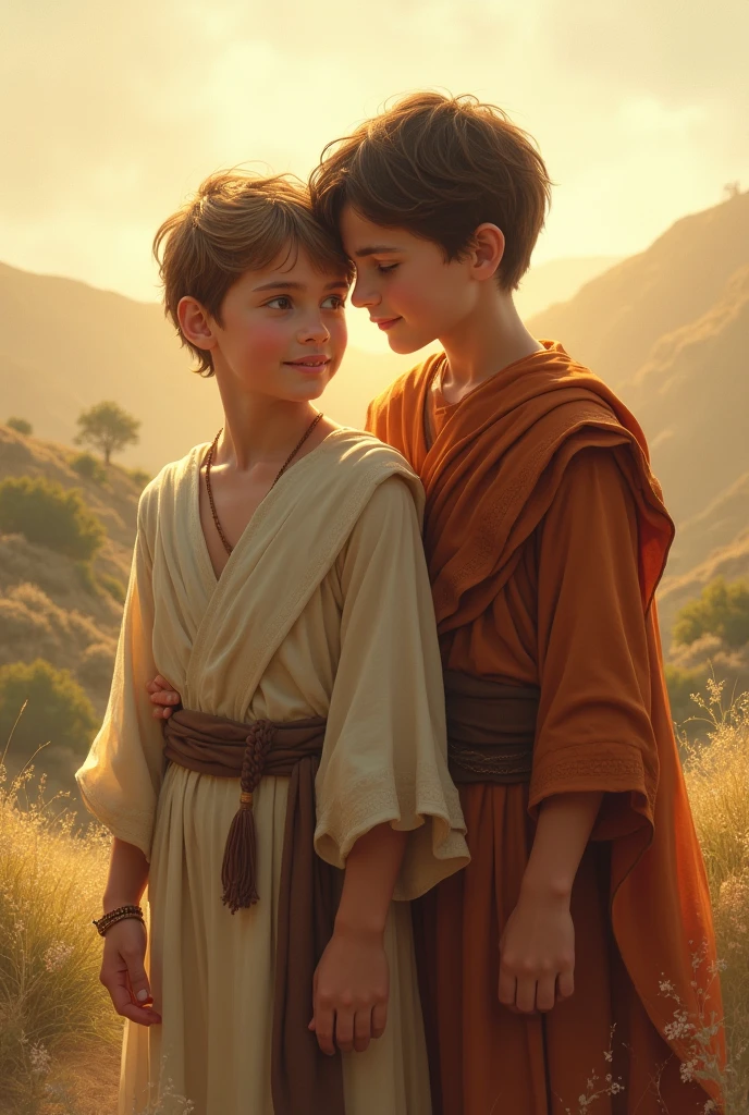 Jacob the child and Esau the child