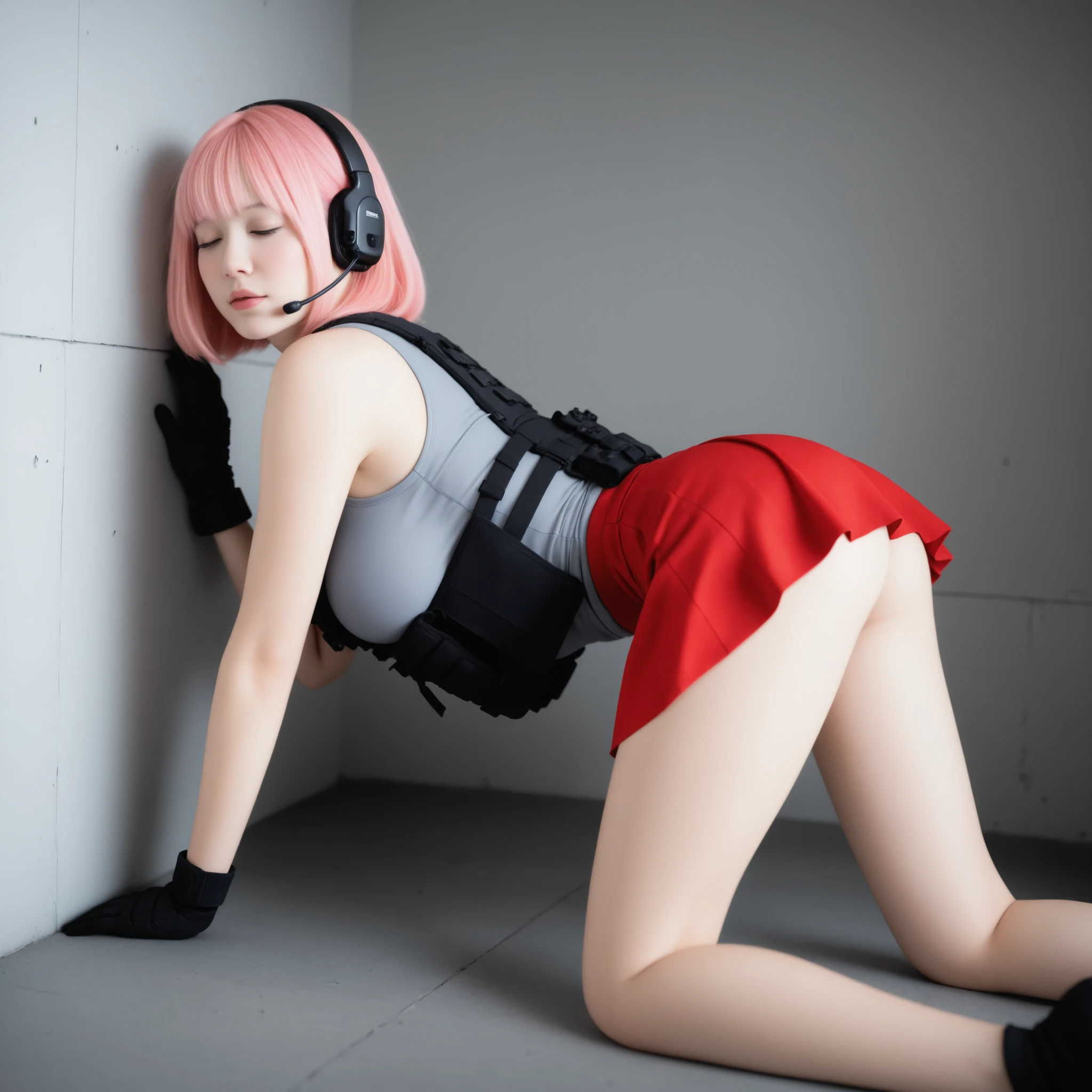 Not wearing、No pants、cunt、pink there、Spread up、Shaved