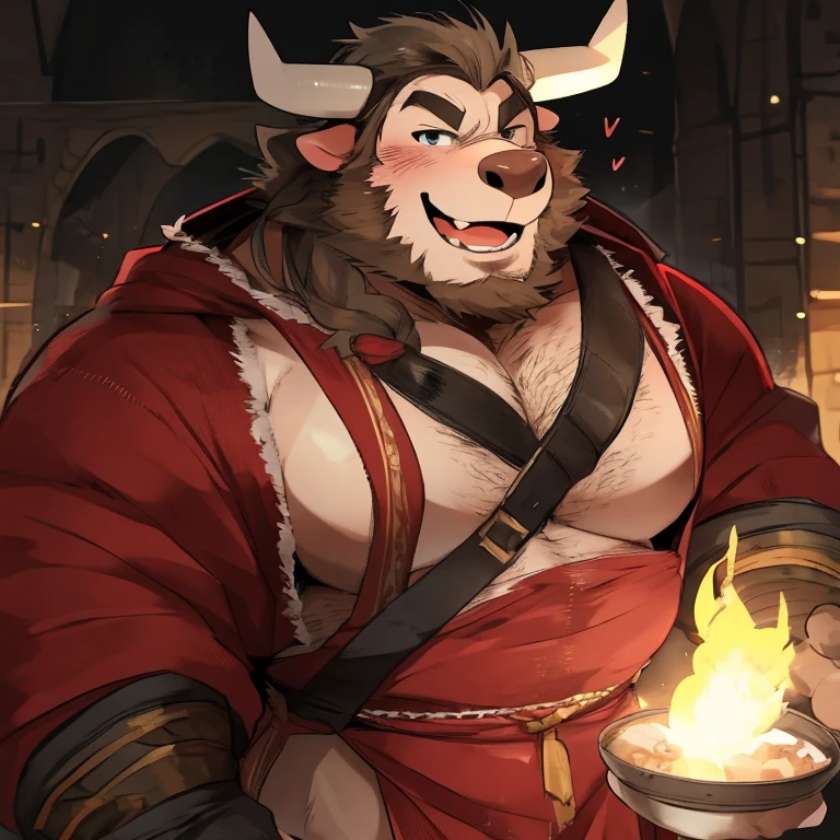 Minotaur,Burly,christmas,Detailed character details