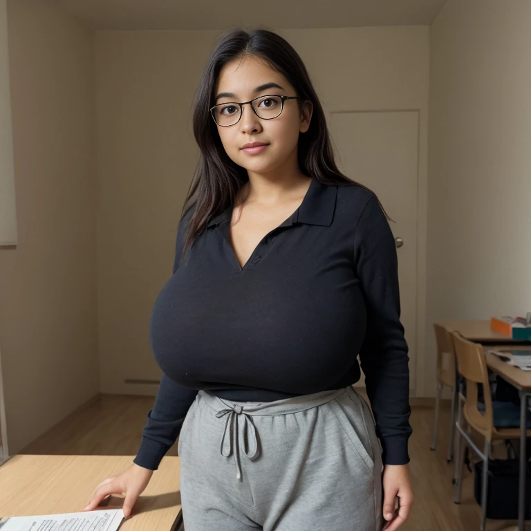((best quality)), ((masterpiece)), (detailed), perfect face indian teen((18 year old))girl with glasses,huge breast,smiling, bunny costume,with her family,,group,at dining table