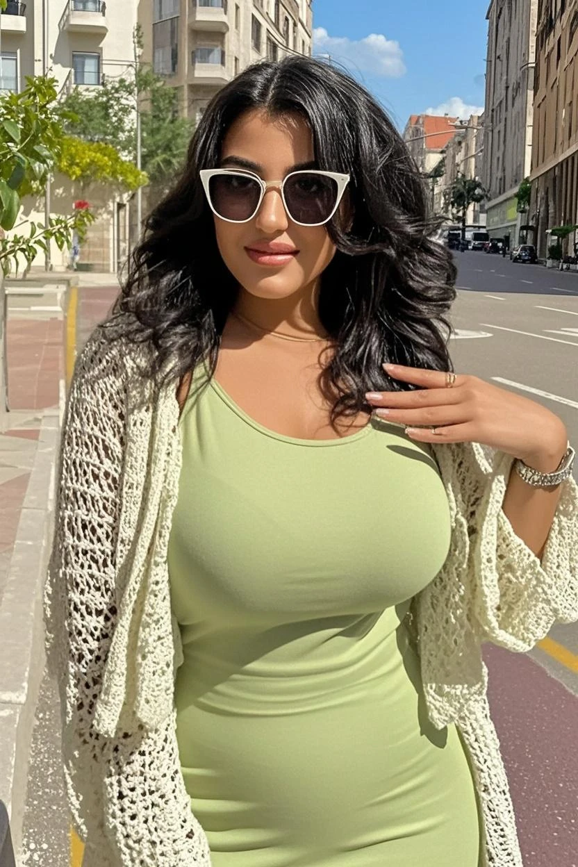Arabic Woman, beautiful, sexy girl, ultra realistic, young woman, large ass, big bouncy ass, very sexy, Alluring, Tempting, high camera angle, skinny curvy
Egyptian girl, long hair down to waist, eyes closed shut, darker skin, black nail polish, hour glass figure, facing viewer, coal black eye shadow
Pleasure expression, short torso, pleasure facial expression, mouth open wide, dark black eyeliner, mascara, eyelids black, very long shiny straight black hair
Short upper body, Egyptian arab, facing viewer, woman looking up, thick thighs, plump lips, looking down at woman, eyes closed
Big soft ass, Egyptian, beautiful Arabic woman, slender face, amazing cheek bones, curvacious, vuluptuous woman, wide hips, thick voluptous thighs
A round gold pendant necklace
Romantic mansion fireplace background, lanterns, lit by lanterns, campfire lighting
Laying down beside the fireplace on a white fur rug
(Top view: 1.2)
High camera angle pointing downward at the subject
Very long shiny black hair down to waist
Darker skin tone
Long eyelashes
Very long straight shiny black hair down to hips
Wide hips, thin waist and fat thighs
Wide hips, thin waist, a fat round ass with cellulite, fat thighs
(Very short and curvy woman, very very short woman
Make woman 150 cm, 5ft tall)
Make womans stomach shorter in length, short abdomen
38 GG droopy breasts: 1.3
Short curvy cellulite body
(Very big natural sagging breasts, soft cellulite)
Plus size woman is very short in height and curvy
HEIGHT OF WOMAN IS 150CM, VERY SHORT IN HEIGHT
Very curvy hour glass shape, short and curvy, short legs, short abdomen and stomach
Very short woman
(gigantic breasts, large breasts, huge breasts:1.3)
Plus size woman, abit of cellulite all over body
Perfect cheek bones, sunken cheeks
Huge gigantic ass and wide hips
Soft and squishy breasts
Beautiful face, model look, plump full lips
Wearing a black choker
150 cm tall, woman is very short and curvy