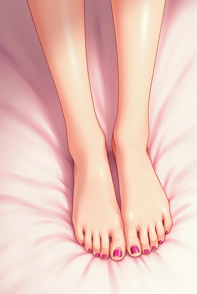 Sexy anime foot