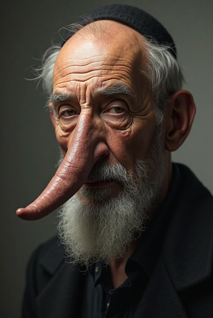 Jew, Evil, big nose, vaccine
