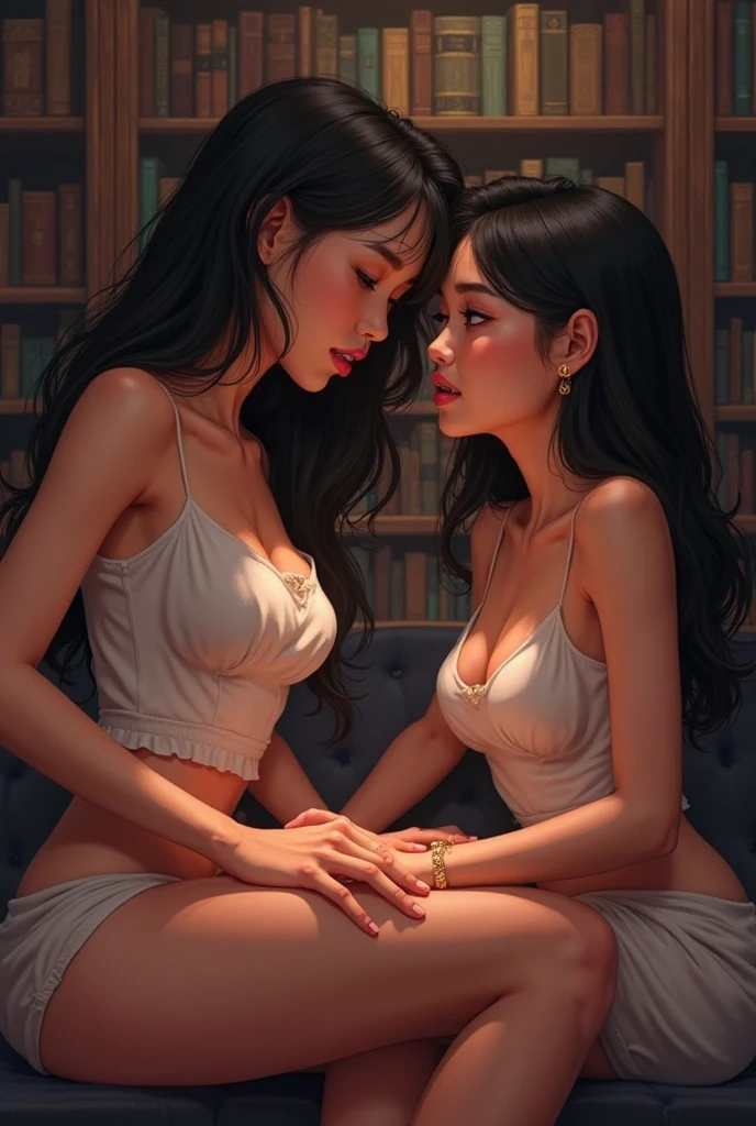 ((masterpiece)),(((highest quality))),((Reference Sheet, Character Design, in front, looking at the viewer , man touching a girl with glasses~ ~ side, Mr..々Hairstyle, Mr..々Performance, Facial Expressions)), man touching a girl with glasses 30-year-old girl, Cute type, (curvy:1.4), (normal ass:1.4), Realistic buttocks, Big Breasts, huge tits, thick thighs, Long legs, It's not a big deal, ((High quality fabric, nude, no panties, topless, stockings)), ((man touching a girl with glasses:1.0))