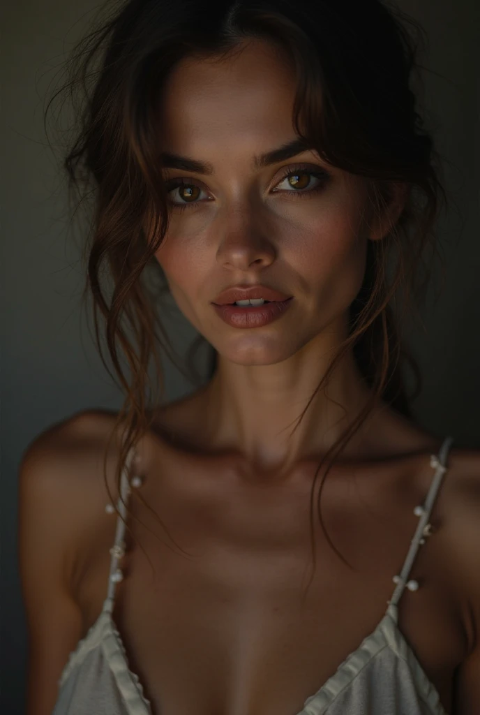 Las piernas de la misma modelo posando desnuda