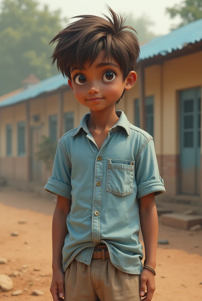 Rahul, a young boy living in a small village, repeatedly expresses his wish for a dog to his parents. His eyes are filled with a deep longing, and his face shows dissatisfaction and a sense of incompleteness. His parents understand his emotions but are unable to fulfill his wish due to the circumstances.
