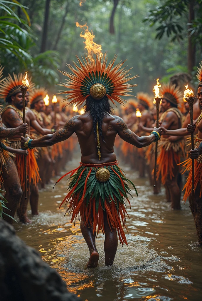 Indian grand ceremonies performed by the village people to ensure that the spirit of their ancestors were at peace