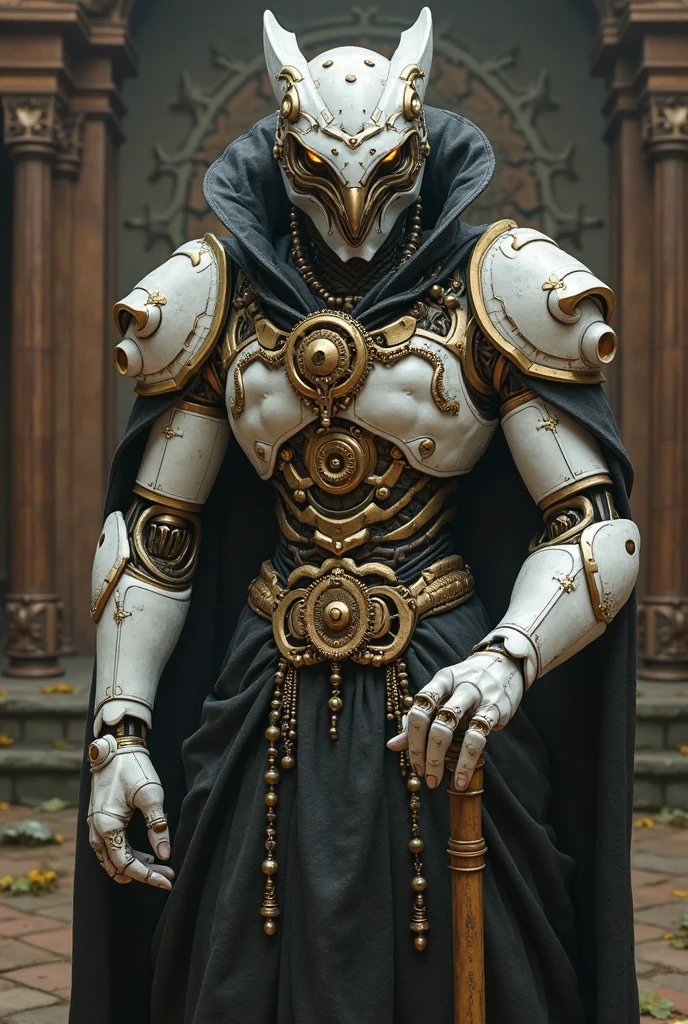 a male mutant human, with two heads, three eyes, two eyes on the right head, and one eye on the left head, mouth is above the eye on the left head