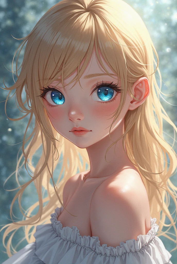 (((extremely beautiful portrait))),  ((glistening skin)), 1girl, fluttering hair, underwater, bubbles, vibrance, ((masterpiece, best quality, hyper detailed, Cinematic light, intricate details, highres, 8k, extremely detailed)), detailed background, platinum blonde hair, medium breasts, [blue eyes], long hair, eyeliner