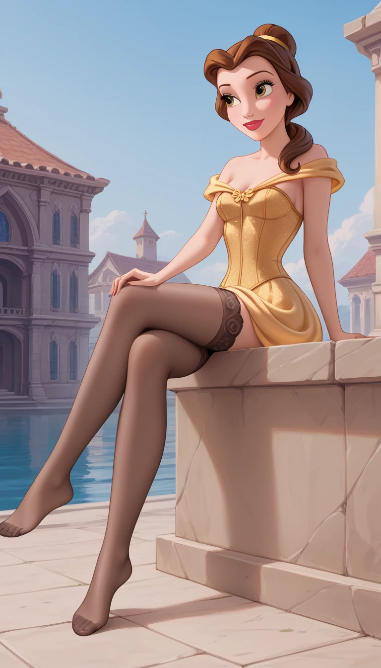 score_9, score_8_up, score_7_up, score_6_up, 1girl holding a rose in a castle, makeup, yellow lingerie,, hair bun, tiara, curvy, medium breasts, narrow waist, wide hips, thick thighs, looking at viewer, dynamic angle, cartoon, dynamic pose, smile, cute, wide shot, realistic,
BelleXLP