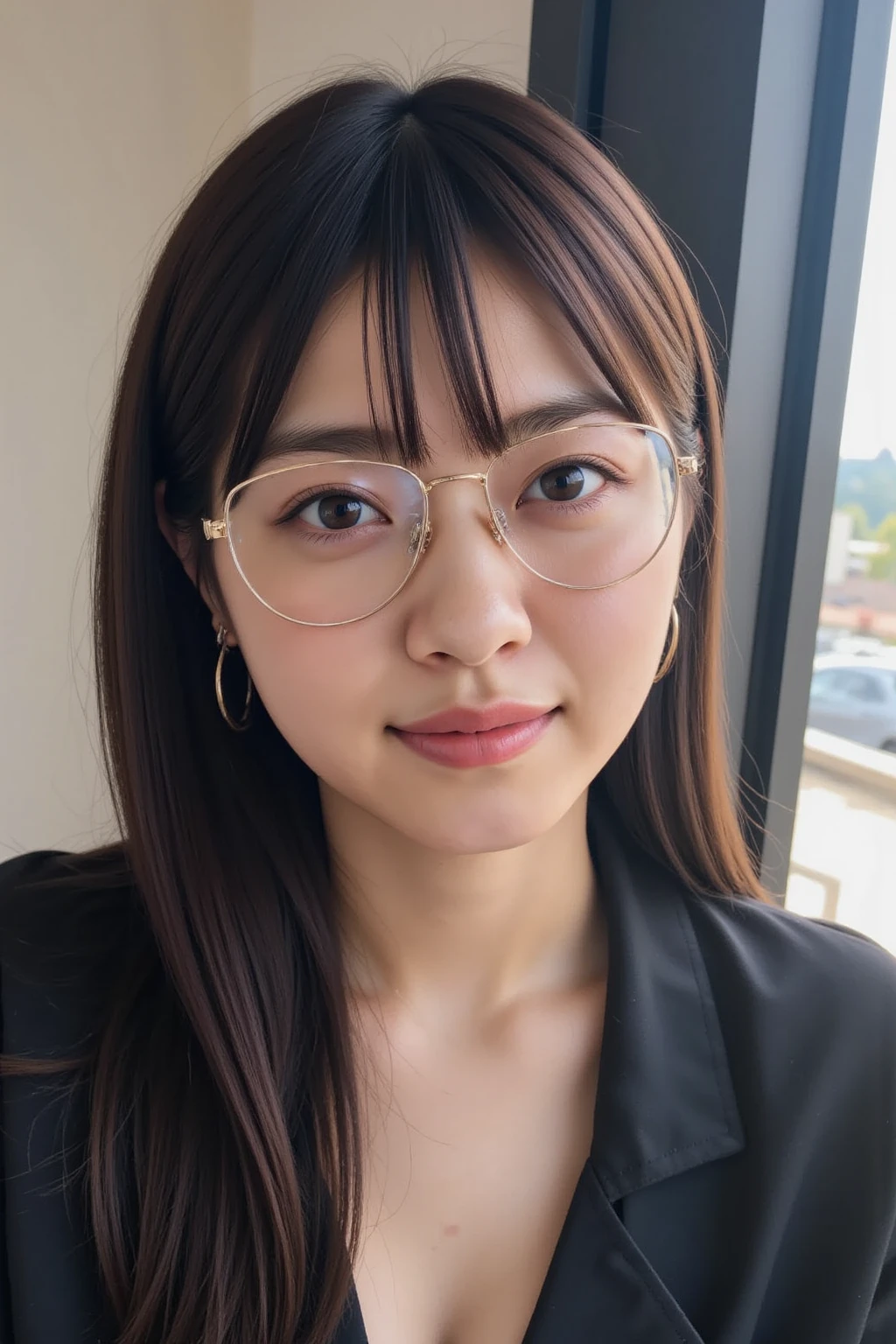 One girl,(RAW Photos, Highest quality), (Realistic, photo-Realistic:1.4), masterpiece, Very delicate and beautiful, Very detailed, 2k wallpaper, wonderful, In detail, Very detailed CG unity 8k wallpaper, Very detailed, High resolution, Soft Light, Beautiful detailed girl, Very detailed eyes and face, Beautifully detailed nose, Beautiful attention to detail,Cinema Lighting,Perfect ???????,Slender body,Smiling city lights at night,At the train station in Tokyo,(Bokeh)
Wearing a blouse and skirt、Glasses、