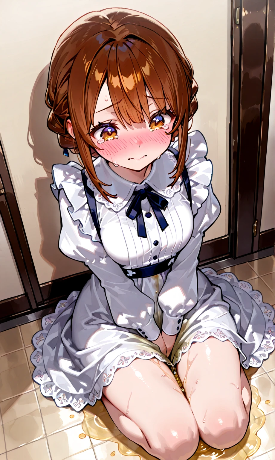 (8k, RAW photo, best quality, masterpiece, highres, absurdres, ultra detailed:1.3), (Photography, realistic, photo-realistic:1.4), (beautiful natural lighting, beautiful deatailed shadow, beautiful detailed glow :1.4), atmospheric, white background, close up, straight-on, (circle around icon:1.5),
BREAK 1 beautiful girl,(Cute:1.5),(Chibi:0.5),(kawaii:2),(:2),(7 year old girl),(Solo:1.65),BREAK,(flat chest:1.2,),Clear skin,Beautiful skin,Shy,One beautiful,Colossal tits,BREAK (Hair Bow, reddish brown hair, Twin-tail:1.55),(Brown eyes, long eyelashes, Double eyelids:1.4),Shiny skin,BREAK,Star \(symbol\, (gloves, White Gloves:1.3), (bug, Dress,polka dot:1.3) ,(bear foot:1.2),( curious look, blush:1.45), ,
BREAK
open mouth
BREAK
(white turtleneck sweater with frills:1.2), (red frills skirt:1.1), brown long boots,
BREAK
, (acoustic guitar, singing, sitting, a girl, open mouth wide, Girl's Room, brown eyes, Musical score: 1.65)),
BREAK wakame,wakame,wakame,(cowboy shot, from front:1.4), BREAK manga illustration,manga style,