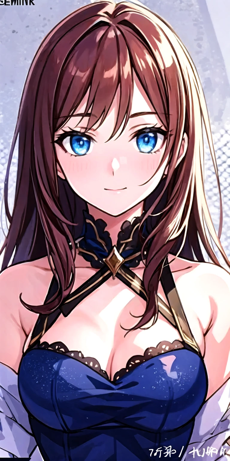(((((Aerith Gainsborough:1.2)))))、,((Highest quality、masterpiece、anime style、best quality、high resolution、8k、detailed、ultra-detailed:1.3))、Long legs:1.2, Beautiful woman with perfect figure:1.4、(Smiling:1.2), double eyelid、30-year-old female、((((One Woman,beautiful face,Beautiful face,upper body:1.5)))),Big Breasts、High resolution, accurate, Anatomically correct, High-resolution model, high quality, Very detailed, Ultra high definition、Black Hair、Straight Hair、Long Hair、cabaret girl, hostesses,(((Evening Gowns,dress、Luxury、bedroom )))、((三つ編み、ポニーテール:1.5))