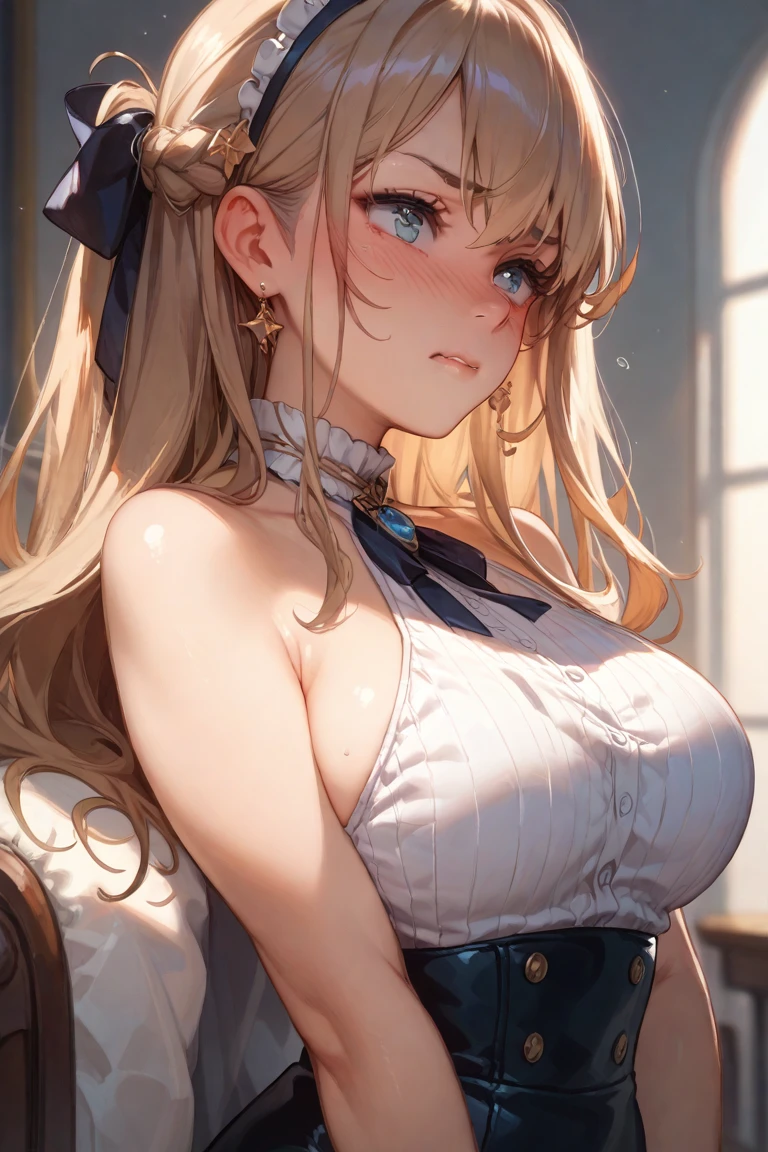 Ichinose Asuna, Angry face:1.2, playboy bunny, (((Big Breasts, blush::1.2)))