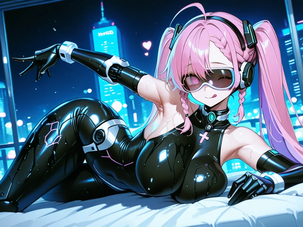 masterpiece,Highest quality,Super quality,cyber punk,Beautiful breasts,stupid,fine,laughing,Good guy,fellow