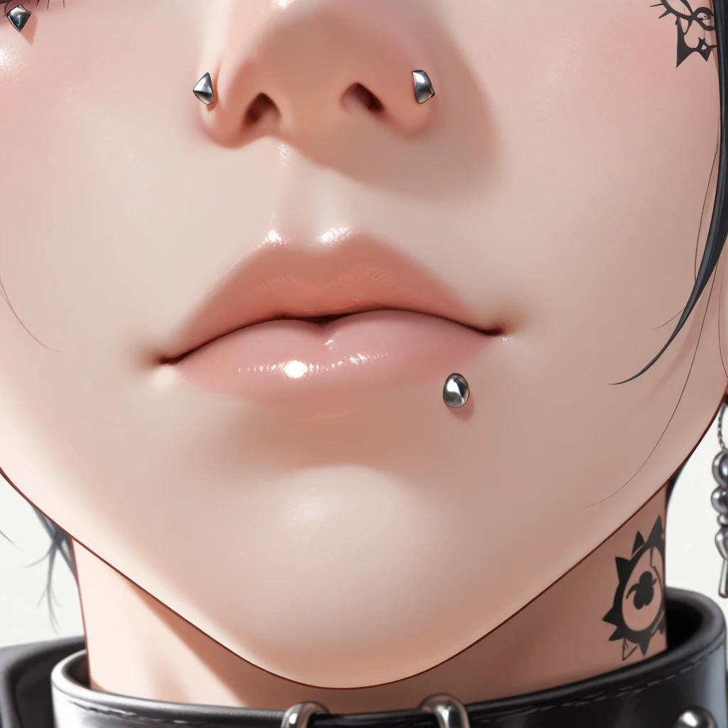 Unbeatable masterpiece, Perfect artwork, Intricate details, Best quality, High contrast, battlefield, full bodyesbian, detailed green eyes, beautiful eyes, 1 elf girl, stand, highly detailed face and skin texture, pink hair, long straight hair, full red lips, nsfw, naked, BDSM, slave, exposed bosom, large breasts, red bondage, crotch rope, collar, gagged with a black ballgag, (shibari, arms behind her back:1.4)