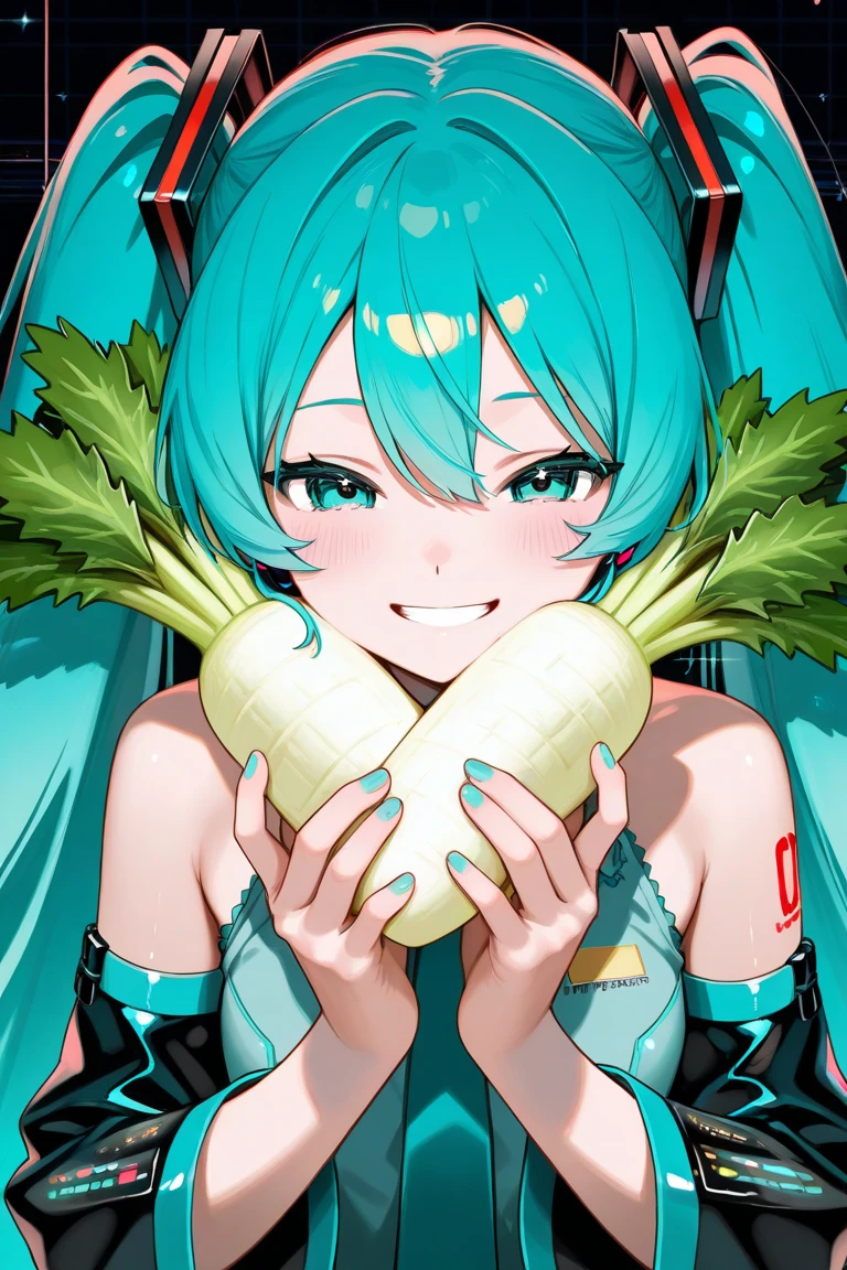 score_9, score_8_up, score_7_up, score_6_up, source_anime, 1girl, solo, lum, long hair, bangs, green hair, blue eyes, tiny horns, aqua hair, eyeshadow, hairband, antennae, bee costume, black leotard, wrist cuffs, fake insect wings, fishnet pantyhose, apiary, background of many beehives, whole mouth filled with honey, licking honey from fingers, look at viewer, medium breasts, blush, fang, perfect fingers, 5 fingers, perfect hands, (horny), (flirtatious look),