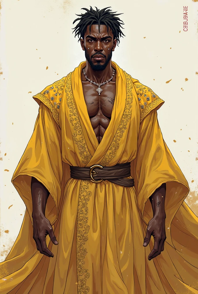 zPDXL2, pny-safe, <lora:Aesthetics_Enhancer_pony:0.21> EnhanceImage, BREAK dark-skinned male, stylish brown-leather-long coat, fantasy, investigator, rugged, Beard, shorn hair,