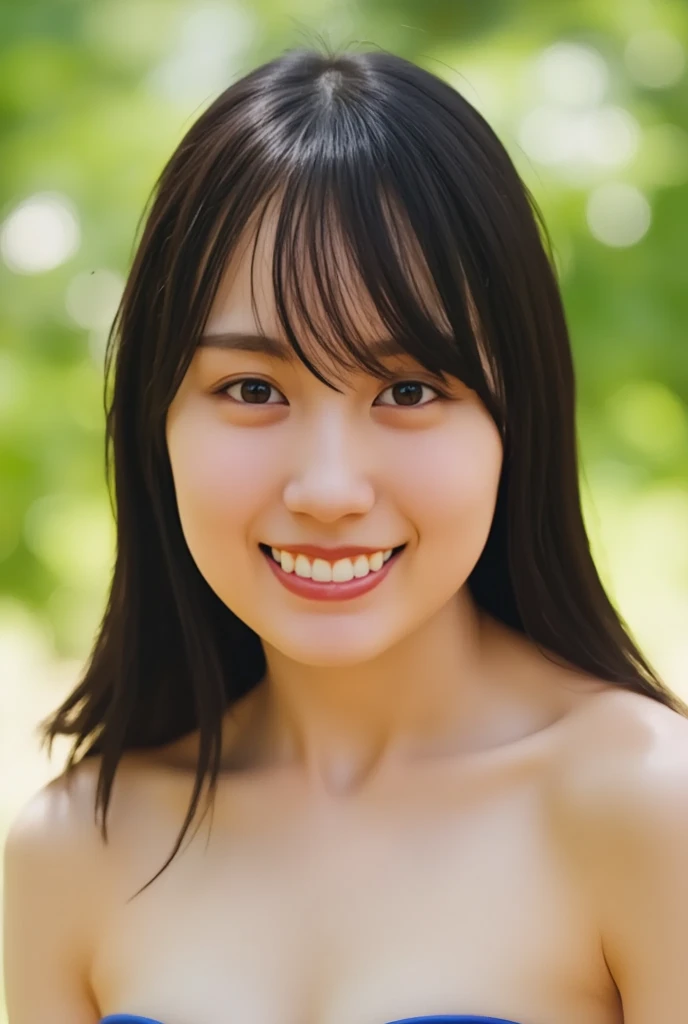 Portraiture、In 8K、high quality、Realistic Photographic Images、30 years old、Japanese women、Close-up image of a face、A decent wife、Small breasts、housewife、Natural and realistic eyes、Japanese Stand、Small breasts、Beautiful black hair、Long Hair、light makeup、Octane Rendering、Beautiful lighting、Golden ratio composition、Laughter、Casual wear、Completely naked、Natural background、Blurred Background、4K、high resolution、Realistic Photographic Images、Japanese women、Pure Japanese humanity、Beautiful wife、、light makeup、No makeup、Pure beauty、Mature Woman、smile、Black-haired、Small black eyes、Background blur、Full body angle、Sit on a chair