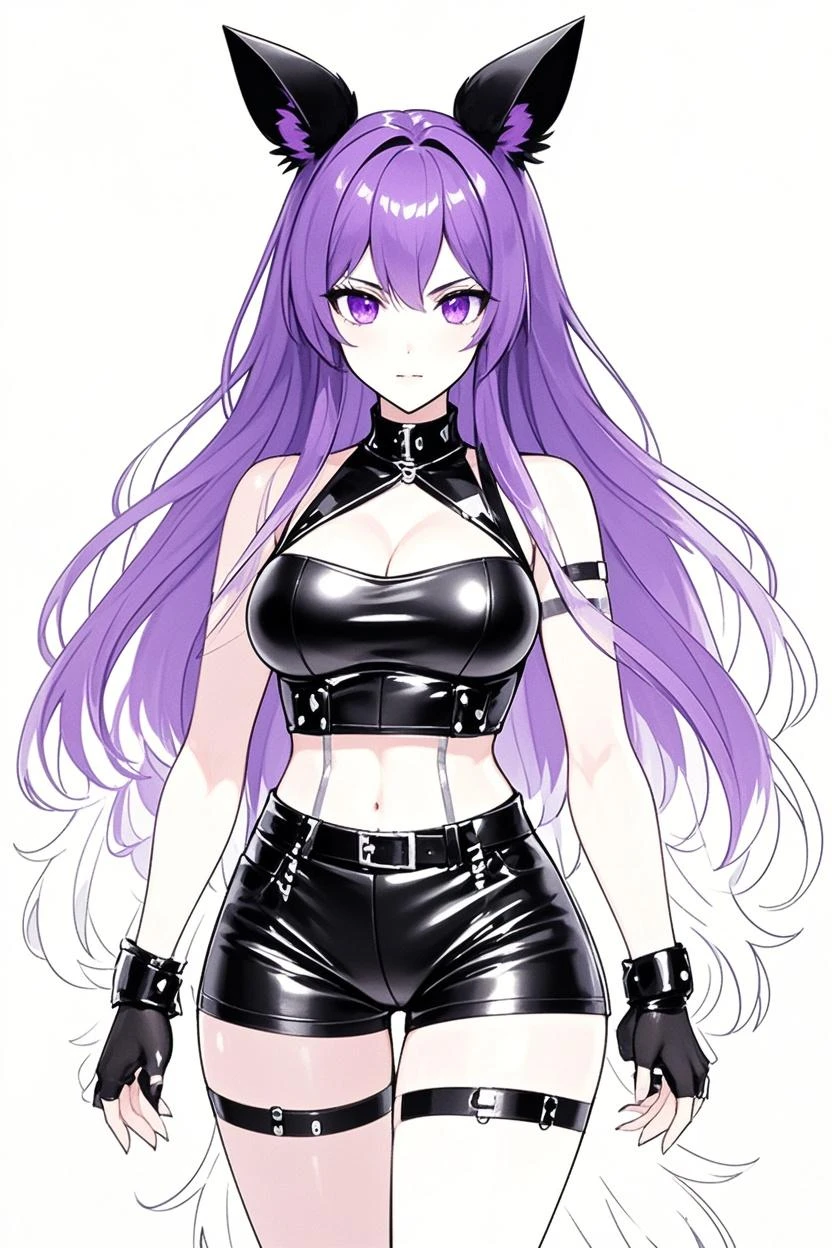 masterpiece, (photorealistic:1.4), best quality, beautiful lighting,
nanakusa nazuna, 1girl, bangs, black background, black jacket, black shirt, black shorts, blue eyes, blunt bangs, breasts, cleavage cutout, clothing cutout, crop top, eyeshadow, fangs, gradient hair, grey hair, hair rings, jacket, light purple hair, looking at viewer, makeup, multicolored hair, navel, open mouth, red eyeshadow, shirt, shorts, sleeveless, sleeveless turtleneck, sleeveless turtleneck crop top, small breasts, solo, stomach, turtleneck, turtleneck crop top, two-tone hair, vampire RAW photo, 8k uhd, film grain