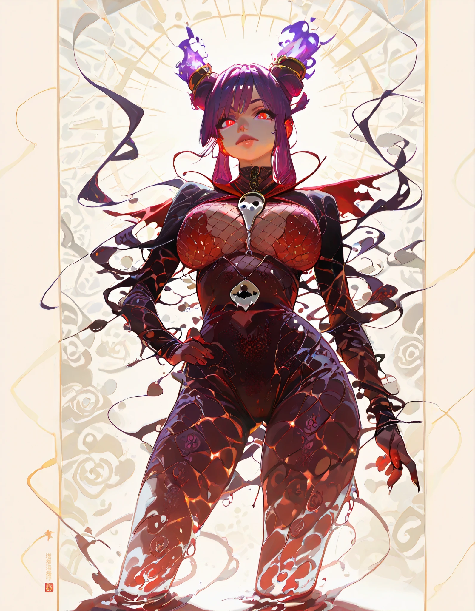 taokaka,,huge breast, , female,fantasy goddess,there is a cartoon picture of a woman with a very large breast, glowing angelic being, glowing holy aura, inspired by Luma Rouge, the non-binary deity of spring, ethereal rainbow nimbus, the butterfly goddess of fire, inspired by Marie Angel, glowing aura around her, astral fairy, as the goddess of the sun, “uwu the prismatic person, big breast, happy, beautiful eyes, , full body, walking, long robe, long dre, catgirlss,, priestess ,holy, smile, long dress, brown hair, female,red eyes, black robe with stars symbolism, full body, flipflops,(best quality,4k,8k,highres,masterpiece:1.2),ultra-detailed,(:1.37),black robe with blue stars simbolism, girl with queen crown,beautiful detailed eyes,beautiful detailed lips,extremely detailed eyes and face,longeyelashes,golden crown adorned with diamonds,glowing blue stars on the robe,glittering pearls entwined in hair,royal purple backdrop,sparkling tiara,rich textures and fabrics,regal posture,confident expression,majestic aura,ethereal lighting,hauntingly beautiful atmosphere,elegant and magical,enchanted garden in the background,floating golden particles,subtle reflections on the crown,sublime tranquility,depth and mystery,sophisticated and regal,impeccable attention to detail,captivating and enchanting,ethereal and divine,fantasy-inspired artwork,dreamlike and surreal,celestial beauty and elegance,dark and mysterious,royal and majestic vibes,meticulous craftsmanship,vivid colors,whimsical and otherworldly., pants,sharpteeth ,black hair, cat ears, full body, smile, darkskinned-female, black hair, pants, caucasiene facial features, dark hair, pants , full dress,sharpteeth, smile