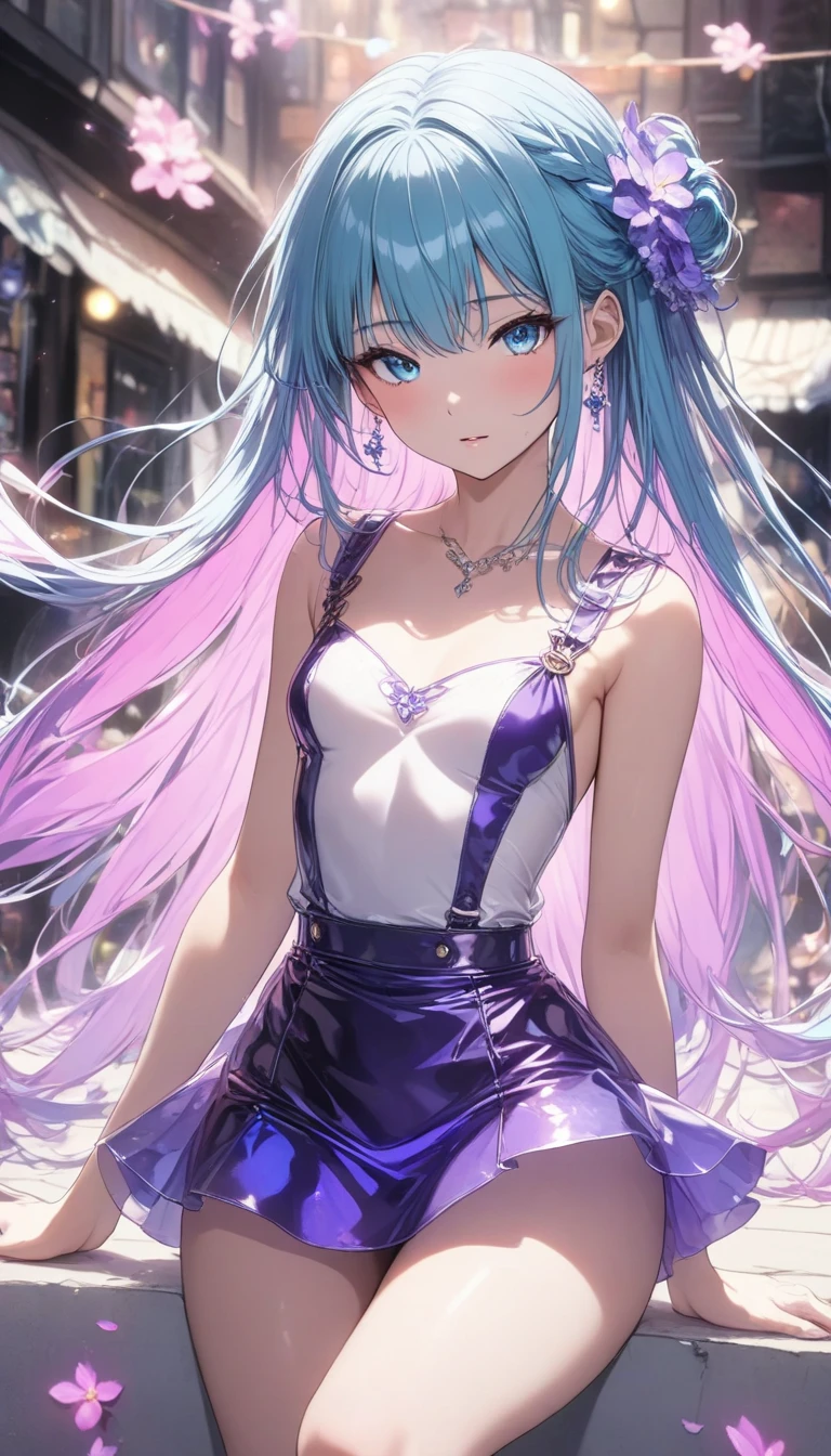 "Slime, sweat, wet clothes, detailed facial features, high-quality 8k imagery, sticky  on clothes and dripping from the belly to both legs, anime tattoo, clear details of arms and legs, transparent clothing."