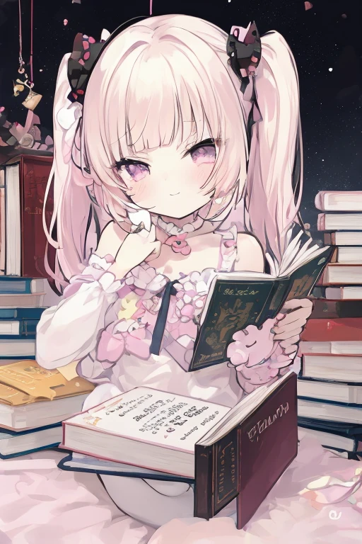 小さな2 peopleの犬の女の子 nipple naked Dog collar 2 people furry cute top quality Happy time best image quality, ultra high resolution, nice, pink lace panties fancy dream-like fluffy small breasts Because the arms2Book Book lanthanum pink petals dance night moon