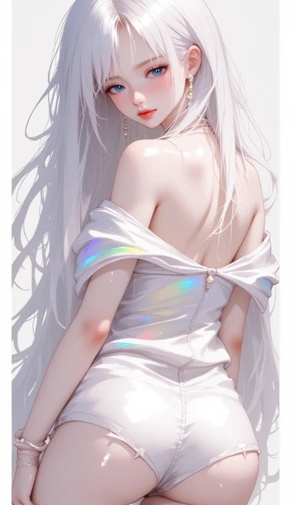 (8K, Highest quality, masterpiece:1.2), (Realistic, PhotoRealistic:1.37), Super detailed, One Girl, (Very detailed), (Beautiful and detailed eyes), (Highest quality), (Very detailed), (masterpiece), (Detailed face), 20-year-old, 1 Girl, (Pink Hair, Long Hair), Medium chest, Dressed, Perfect lighting, break (pink Long Hair:1.6), (A kind smile:1.4), (Relaxed pose:1.3), (Knee Raising:1.2), (Soft natural light:1.7), (Plain pastel pink background:1.5), (Water Drop:1.8), break, (Modern, Sophisticated style:1.2), (Pale pink to white gradation:1.5), (Silky smooth texture:1.4), (Slim fit bodysuit:1.5), (Delicate lace back detail:1.3), (Simple strap heel:1.2), (Minimalist silver pendant:1.2)