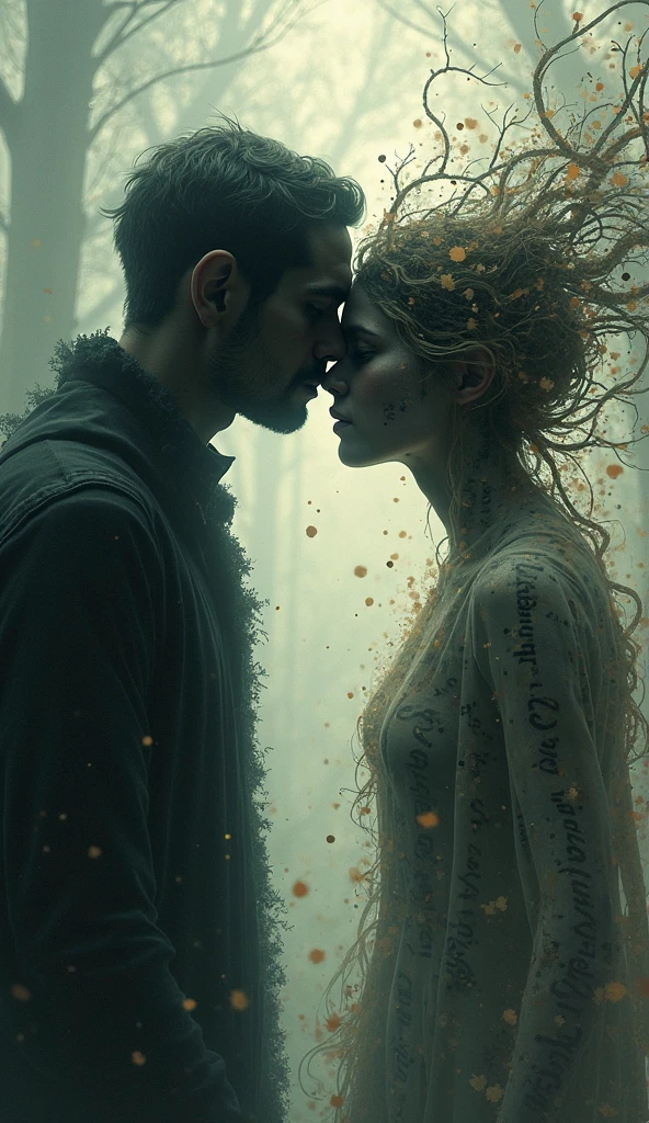 spiderweb close up lovers in a garden, entwined in a spider's web, cinematic, photorealistic very detailed, professional photo <lora:spiderweb:1>