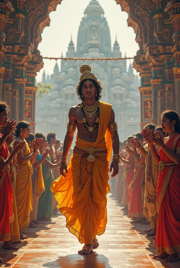 Lord Krishna In Streets 