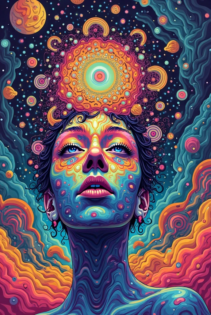 (High resolution, incredibly detailed, masterpiece), portrait of mc alfredex,ruigoord,kabouterhuys,
, featuring fractal geometry in (vibrant colors:0.8), set against a (galactic background:1.2), bringing together complex, mesmerizing shapes and patterns,dmt ,fractal art,stars and galaxies
