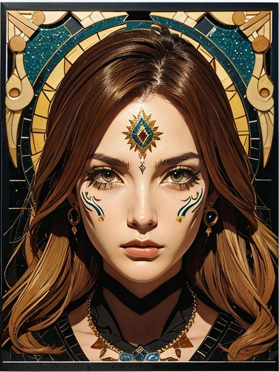 an oil painting of annaakana, solo, painted as a goddess, dreamlike brushstrokes, in the style of Haruyo Morita, detailed eyes, detailed lips, 8k, award-winning photography, crisp details , <lora:AnnaAkana:1>