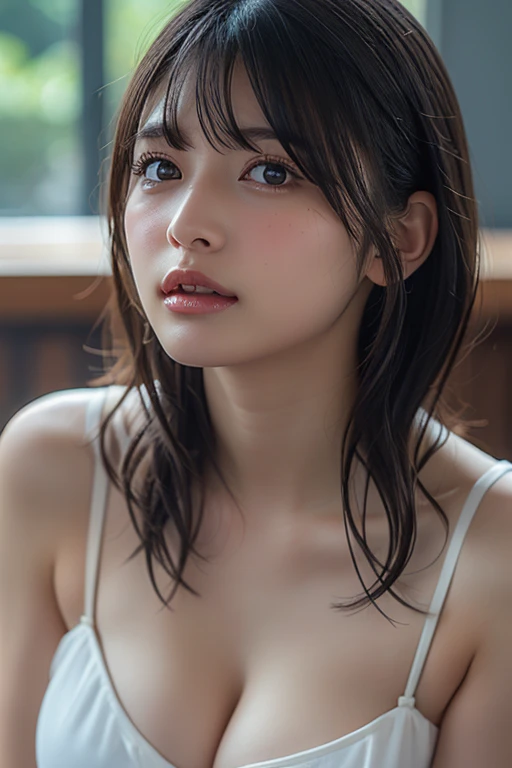 masterpiece, high quality,16K,8k,beautiful,Get used to it,Exquisite,extremely Get used to it, finely Get used to it, high quality, insanely Get used to it, ultra Get used to it, Ultra-high resolution, high quality, beautiful face, Japanese, ,(Micro Bikini:1.3),A close-up shot captures the defiant spirit of a stunning female prisoner, her long hair tangled amidst the metal grates of her cell door. Her piercing green eyes flash with determination as she gazes directly at the camera, soft focus and warm lighting highlighting her porcelain skin and full lips. The rusty bars of her cell door create a striking contrast in the background, a testament to her unyielding resolve.(an asian taiwan woman,Bondage,bdsm harness)
