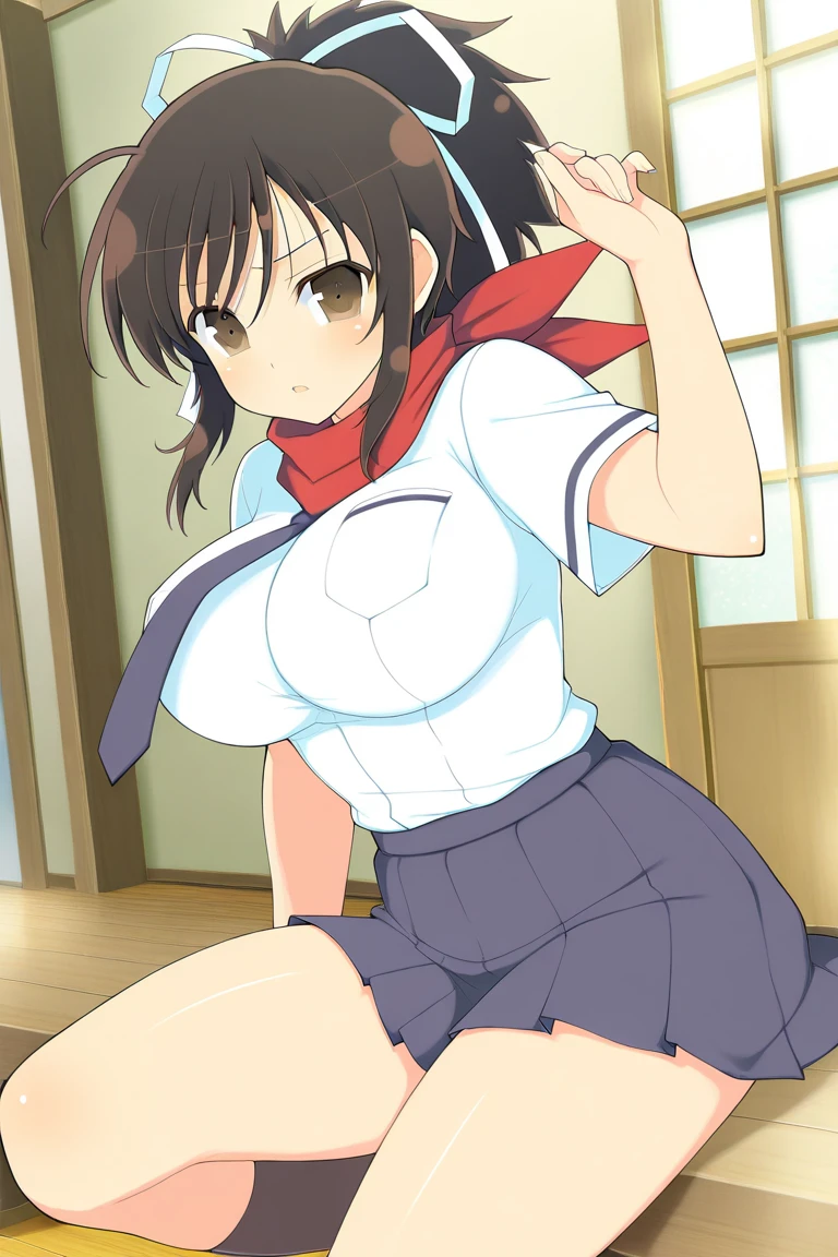 ((masterpiece)), ((Highest quality)), (Super detailed), ((cute)), cute, (Lovely), ((sexy)), (device), ((Very detailed)), 4K, (8K), Highest quality, (beautiful), Genuineistic, Genuine, Anime illustration, Anime Style, Painting, whole body, There is a certain atmosphere, Dynamic Angle, Cowboy Shot, A drama-like gym warehouse, Sit at a desk, (Spread your legs), Gradation, whole body focus, cute女の子, 12 year old girl, One girl, (alone), (Gym suit:1.2), (See-through:1.2), beautifulアニメの顔, (beautifulライトパープルの髪の色), (Random color eyes), ((beautiful eyes)), Random Hairstyles, Curvy, (White skin:1.3), (Huge breasts:1.3), Erect nipples, (Embarrassed expression:1.2), (blush:1.5), Mouth closed, (vapor), Glitter effect, Lens flare, Shine, Shine