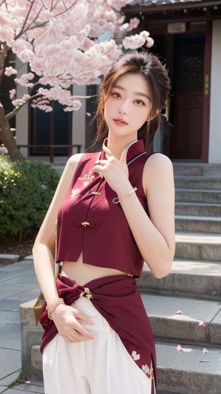 dudou,1girl, beautiful face, solo, candle, brown hair, long hair, <lora:flowergirl:0.9>,ulzzang-6500-v1.1,(raw photo:1.2),((photorealistic:1.4))best quality ,masterpiece, illustration, an extremely delicate and beautiful, extremely detailed ,CG ,unity ,8k wallpaper, Amazing, finely detail, masterpiece,best quality,official art,extremely detailed CG unity 8k wallpaper,absurdres, incredibly absurdres, huge filesize, ultra-detailed, highres, extremely detailed,beautiful detailed girl, extremely detailed eyes and face, beautiful detailed eyes,cinematic lighting,1girl,see-through,looking at viewer,full body,full-body shot,outdoors,arms behind back,(chinese clothes),<lora:BellyWrapAKindOfChinese_v02:.5>, <lora:cuteGirlMix4_v10:0.3>