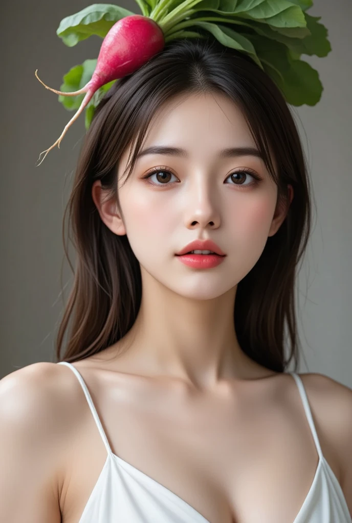 A beautiful 27 year old girl,G cup breasts,maid costume,Authentic full-body photos,beautiful pupil,Bright eyes,二重まぶた,tall nose bridge,Sweet smile,Delicate fair skin,realisticlying,True plain makeup,exquisite and complete facial features,Detailed depiction of the face,Delicate brunette hair,Feminine temperament,Fill your face light,Golden ratio figure,Anterior convex and posterior,Delicate and perfect body art。Blue sky,Green plant red flower background,closeup of face,Ultra-fine face,A detailed description of the facial features, Lip biting makeup, Sweet smiling, Exquisite and perfect facial features,dual horsetail, 超高分辨率,50 million pixel quality, super detailing,