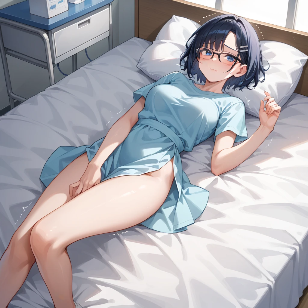 1boy and 1girl, (A boy and a girl fought and the girl won)、 Boy ejaculating from penis、cumshot, ((Boy ejaculating after being kicked by a girl))、(High kick girl)、The girl has a winning smile with leg up、high kick、((The boy is lying under the girl))、((Only the boys lower body is shown.))、