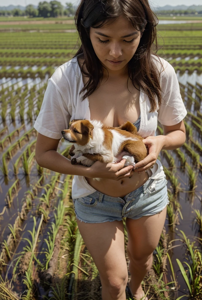A beautiful Japanese girl with fair skin and angelic features............ She is a teenager、Looks like a slender 12 year old. The girl is on all fours and has no clothes on..'a little embarrassing for her. She has a childish appearance with a flat chest. The stage is a cowshed、Milked、mate with a bull、Living with cows、pregnant cow、The atmosphere in the barn is professional and filthy....... ...... The artwork is、Must be realistic, Highly detailed photorealistic quality, high resolution render, Gives a cute and innocent atmosphere. Lighting should be balanced and natural, Beautifully illuminate the scene.、Show nipples、Underpants1becomes a sheet、Show your butt、taiwan wacoal、Gunze、Milk is squeezed out of her breasts、she is connected to a machine that produces milk、Her breasts are4There is a