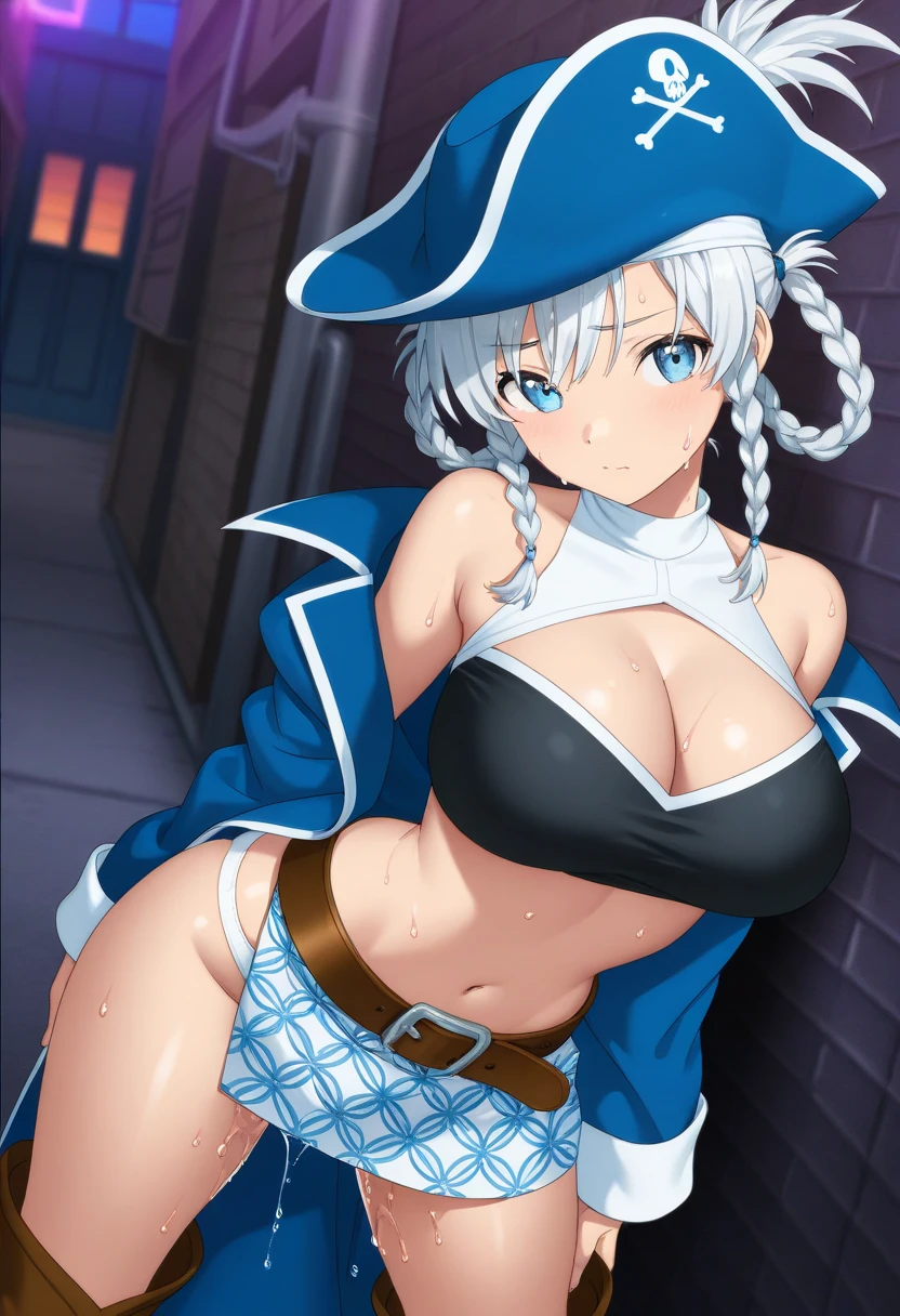 Professional women pictures, 1 girl, masterpiece, detailed art of beautiful warrior girls, bikini armor, leather jacket, shiny big tits, wet body, huge tits, huge breasts with presence, blush, sweat, sexy, provocative pose, high leg, high leg laces, bare breasts, clothes dressed, boobs, side boobs, helmet, sword, big sword, (brown eyes with clear impact), Straps on the chest, low leg laces, under the, pull down panties, thigh height, constriction, gloss on the skin, shiny on the skin, a lot of sweat on the thighs, gloss on the chest, shiny on the chest, whole body, squatting, legs apart, big that are about to spill out, ((torn bikini armor))), large cleavage, breast hollows, tied back with a rope, chained, large, hands chained, Bondage, slave collars, chains around the neck, in a dark basement, cobblestones with an eerie cold atmosphere, tied behind the hands with ropes, silver chains, hung by chains, pulled up by chains, Restraints, slaves, contempt, tears, shackles, shackles, charm, submission, exhausted, necklaces, big that seem to stick out of clothes,