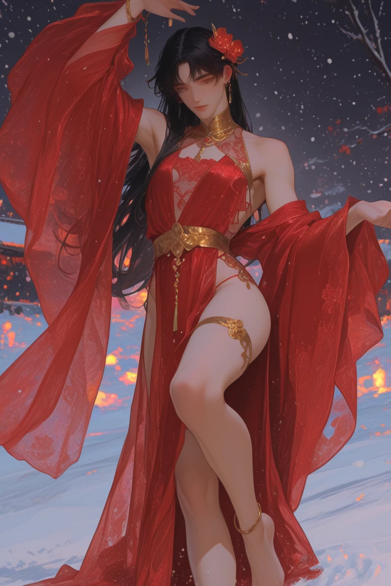 ((Full body photo, standing, feet on the floor))  (Aesthetics, High resolution: 1.2), a beautiful 20 year old woman wearing a simple red boby Santa Claus costume, symmetrical costume structure, bright eyes, cheerful smile.Photo professional photographer, minimalism, concept art, intricate detail, 8k post-production, High Definition, Super Detail, ArtStation trending, sharp focus, studio photo, intricate detail Complex, Highly Detailed, By Greg Rutkowski, Artistic Bright and Dark Lowlights, Vivid Colors. Outdoor winter scene with snow in the evening, A slight smile, True art, various hairstyles and color changes, Passionate mood, Seductive expressions, Sexy lips, Wet lips , Seductive closed eyes, Seductive appearance, suggestive posture.