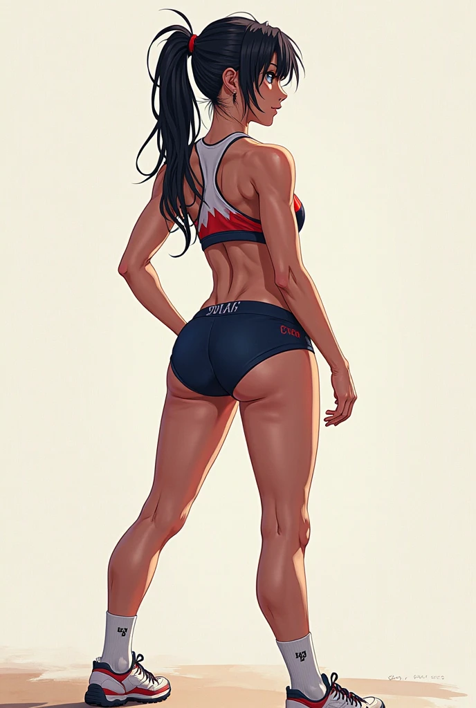 (sozinho), (uma foto RAW de corpo inteiro detalhada de uma menina), (NSFW), Naked , (master part:1.0), (best quality:1.4), (Ultra Highres:1.2), (fotorrealista:1.4), 8K resolution, Canon EOS R5, 50 millimeters, absurdos, ultra detalhado, (22 anos), foco nítido, Cinematic lighting, rosto bonito detalhado, (sem maquiagem:1.2), (ULZZANG-6500-V1.1), (Satomi Ishihara:1.2), figura pequena, Textura detalhada da pele, pele bronzeada, peito achatado, (corpo magro e em forma:1.6), lacuna na coxa, cabelo castanho detalhado, Sufocante,(cabelos muito curtos:1.5), (Very small and simple and red and blue Nike Athletic Wear for competition:1.5), pele brilhante realista, (sweating:1.45), sentado e pernas bem abertas, camelo, virilha aberta, NSFW, erigir , Peito Fourcus,