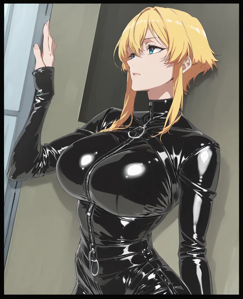 BDSM、Queen、mistress、(((One girl)))、solo、(((Long gloves covered to the fingertips in black latex:1.4 )))、(((Black latex corset dress:1.4)))、(((The corset dress is decorated with beautiful lace.)))、(((Corset dress with shoulder straps)))、(((Black latex tight mini skirt:1.4)))、(((Black Thigh Boots)))、Stiletto heels、(((Black latex panties)))、(((Black latex bra)))、(((Black leather collar)))、(((Sexy pose)))、Wide-open legs、(((Erotic)))、(((Cowboy Shot)))、(Day:1.7), Standing upright in front of a blue sky with clouds and the sun,
Purple Shirt , Red scarf,
blonde hair,blue eye,hair_good,
1 girl, 18-year-old,young woman,beautiful Finger,beautiful long legs,beautiful body,beautiful Nose,beautiful character design, perfect eye, perfect face,expressive eye,
View your viewers, Center the image,(upper_body),(Focus on her face), (Innocent_big_eye:1.0),(Light_笑face:0.3),
Official Art,Very detailed CG ユニティ 8k 壁紙, perfect Lighting,colorful, bright_front_face_Lighting,
(masterpiece:1.0),(Highest_quality:1.0), 超High resolution,4K,Very detailed,
photograph, 8k, High resolution, High resolution, Absurd:1.2, Kodak Portrait 400, Film Grain, Blurred Background, Bokeh:1.2, Lens flare, (Vibrant_color:1.2)
(beautiful,chest:1.4), (beautiful_face:1.5),(narrow_Waist),