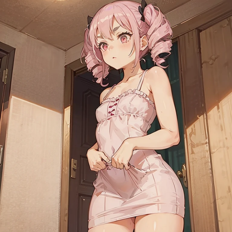 Translucent white camisole、