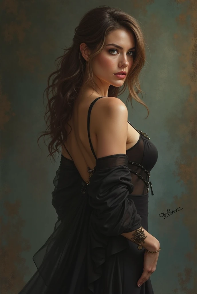 photograph of a young woman, light-skinned and around 20 years old, poses completely naked in a photograph that exudes sensuality and desire. Seu rosto, a mask of burning passion, conveys total and unconditional surrender. Their eyes, deep and bright, are like burning embers, promising a night of uncontrollable passion. Full, slightly parted lips whisper sensual secrets, inviting you to an intense kiss. His fur, soft and smooth, is an invitation to intimate touch. The breasts, voluptuous and firm, are in evidence, crying out for caresses and kisses. Excitedly stiff nipples beg for attention, rising in defiance of the warm ambient air. Your body is a celebration of the female form, with tempting curves that create a perfect silhouette. She is standing, with a provocative and suggestive posture, revealing every inch of your sculpted figure. Your butt, round and upright, causes uncontrollable desires, an invitation to sin. The soft ambient lights highlight your tempting curves, while strategic shadows suggest mysteries to be explored, creating a play of light and shadow that enhances the natural beauty of your body. The purpose of this photograph is to capture the essence of lust incarnate, where every detail of the body is a celebration of carnal pleasure. This image is more than just a photo; It is an expression of the deepest, most visceral desire, a visual representation of passion in its purest and wildest state. Every detail, from posing to lighting, was carefully chosen to convey the intensity and beauty of human intimacy and desire.