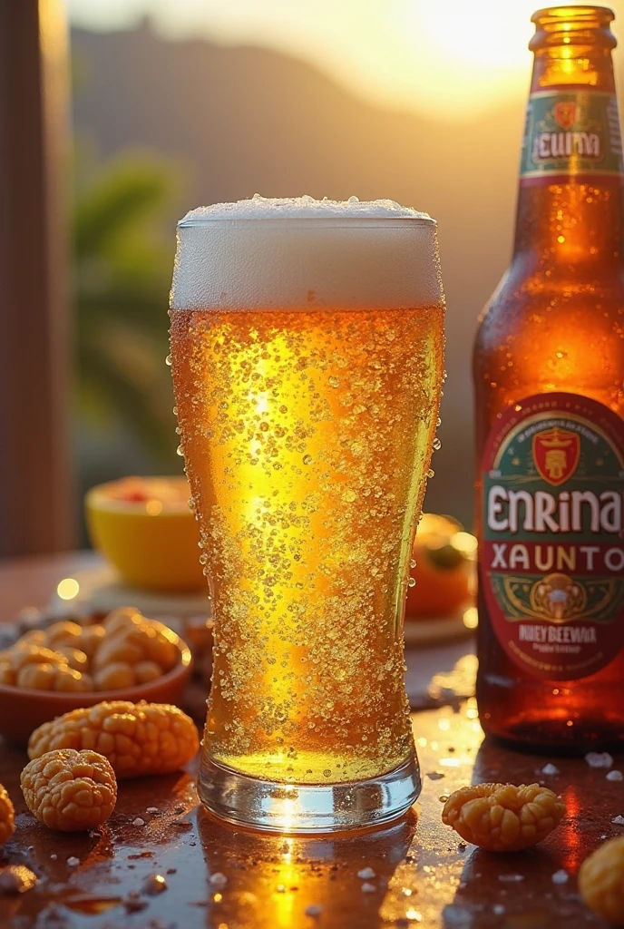 First-person drinking beer