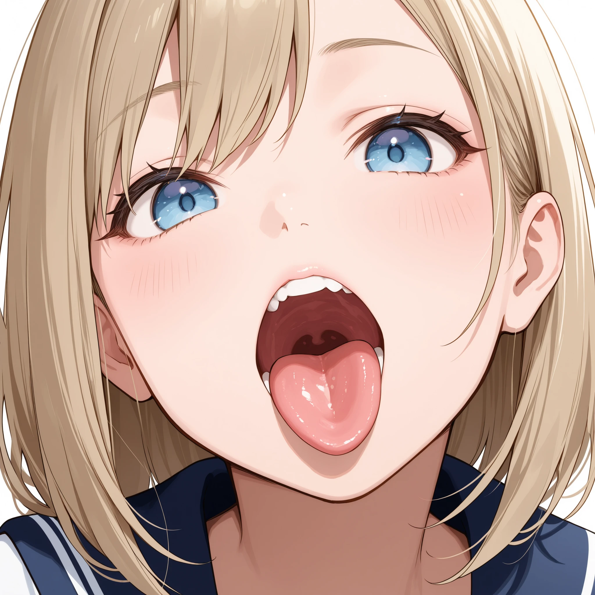 (best quality, masterpiece, ultra highres, ultra-detailed), girl, school-uniform,tween, (Japanese cuty with narrow mouth sucking on PENIS:1.3), nsfw, hardcore, masterpiece, solo, (bright lighting:1.2), extremely detailed face,small breast, short hair,perfect lighting ,love penis, hetero, 1boy, fellatio, oral, solo focus, pov,(at alley.:1.2),(stuffs her face with penis),neon lights,(too many cum on her face),happy,