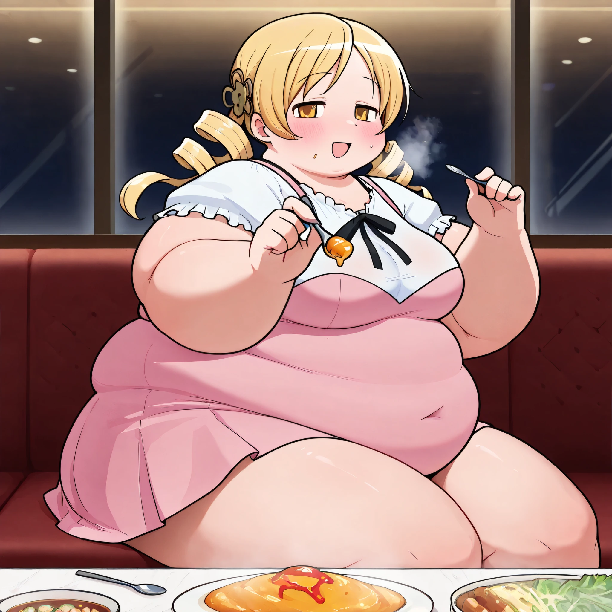 1 adorable face girl, baby, , blushing, short hair, short black hair, black bikini, in a restaurant, SMILE, gordo, very fat, Morbid obesity, extreme extreme obesity, immobile obese, obese, Extreme fat mass, cara obese, muslos very fats, swollen fat legs, detailed perfect hands, big fat belly very swollen, obese weight, still weight, ssbbw, ssbbw, motionless fat woman, obese weight, still weight, WeightChubby, PesoObeso, WeightImmobile,