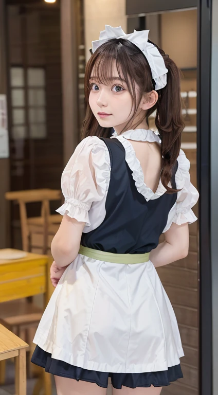 View your viewers,high school girl,Leaning forward,(Random cute clothes),(Random Animation Pose),(Thin type),(Random hairstyle),(Best image quality, (8K), Ultra-realistic, 最high quality, high quality, High resolution, high qualityの質感, Attention to detail, Beautiful details, Fine details, Highly detailed CG, Detailed Texture, Realistic facial expressions, masterpiece, in front)、dress、Low Twintails、Droopy eyes