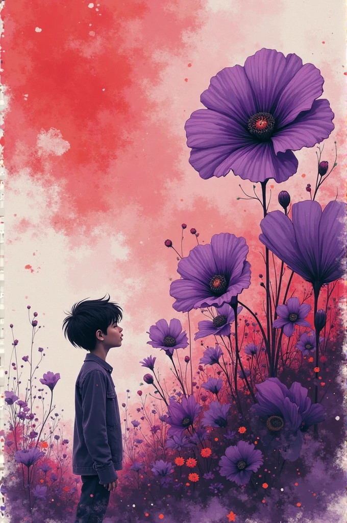 Mix Murakami's flowers with Coldplay's song Fix You