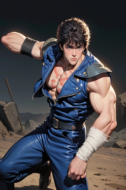 8k portrait of vegeta muscular, intricate, looking at the camera, elegant, wearing mustache, highly detailed, majestic, digital photography, art by artgerm and ruan jia and greg rutkowski, black hair, broken glass around (masterpiece, side lighting, beautiful finely detailed eyes: 1.2 ), hdr,
